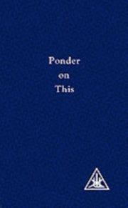 Ponder On This A Compilation