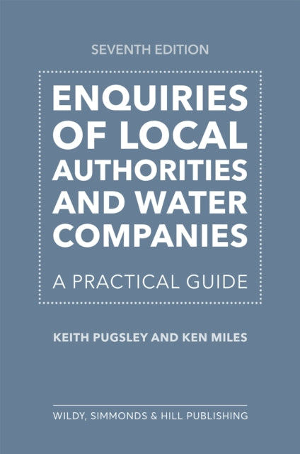Enquiries Of Local Authorities & Water C
