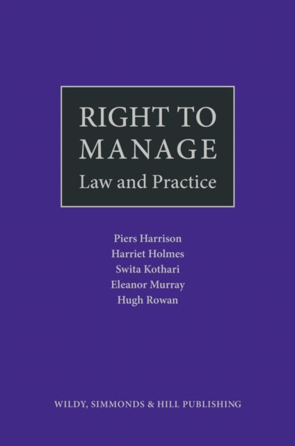 Right To Manage:law And Practice
