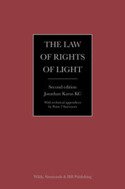 Law Of Rights Of Light 2nd Ed By Karas, Jonathan