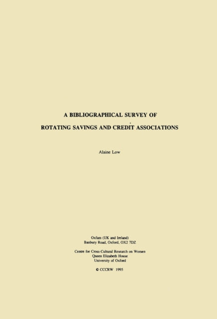Bibliographical Survey Of Rotating Savi By Alaine Low