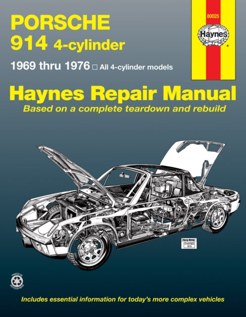 Porsche 914 4 Cylinder Also 0239 By Haynes, J.h.