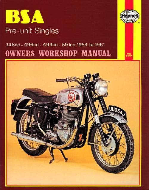 Bsa Pre-unit Singles Owner's Workshop Ma By Darlington, Mansur