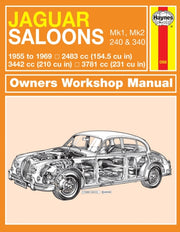 Jaguar Mki And Ii, 240 And 340 (55 - 69) By Haynes Publishi