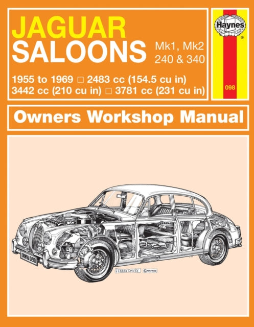 Jaguar Mki And Ii, 240 And 340 (55 - 69) By Haynes Publishi