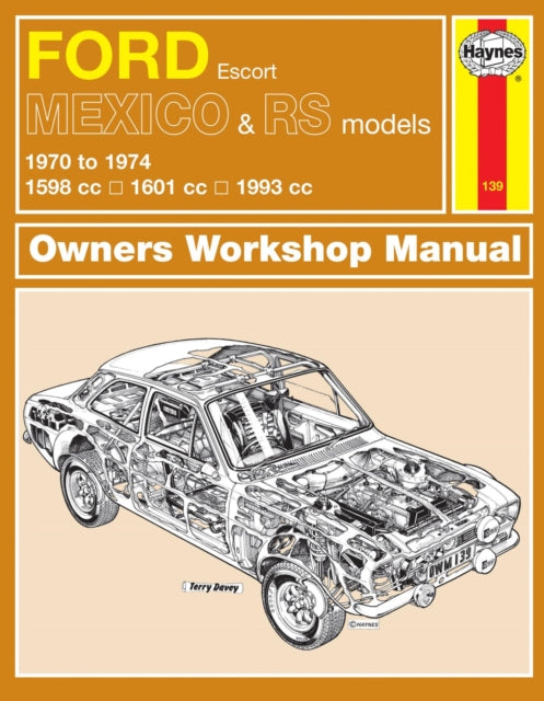 Ford Escort Rs Mexico Owner's Workshop M