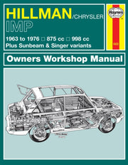 Hillman Imp Chrysler 1963 To 1976 875cc By Hillman Imp Chrysler 1963 To 1976 875cc