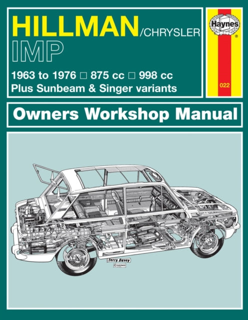 Hillman Imp Chrysler 1963 To 1976 875cc By Hillman Imp Chrysler 1963 To 1976 875cc
