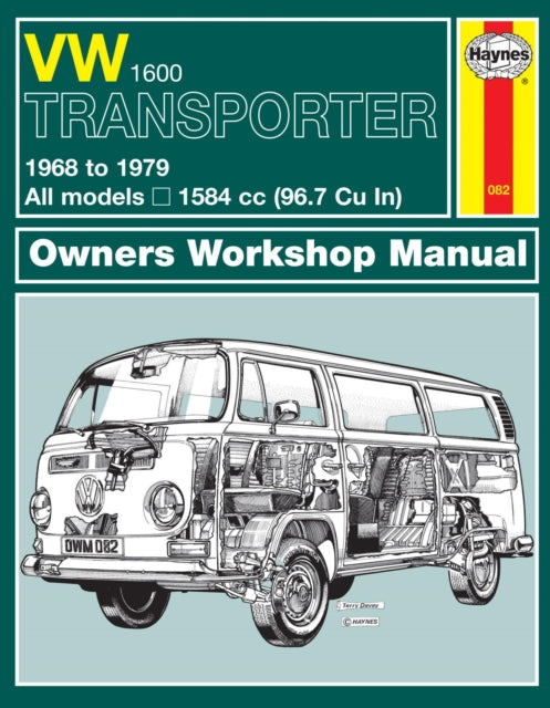Volkswagen Transporter 1600 68 - 79 To V By Haynes Publishi