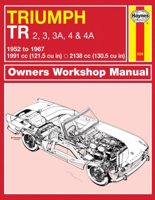 Triumph Tr 2, 3, 3a, 4, & 4a