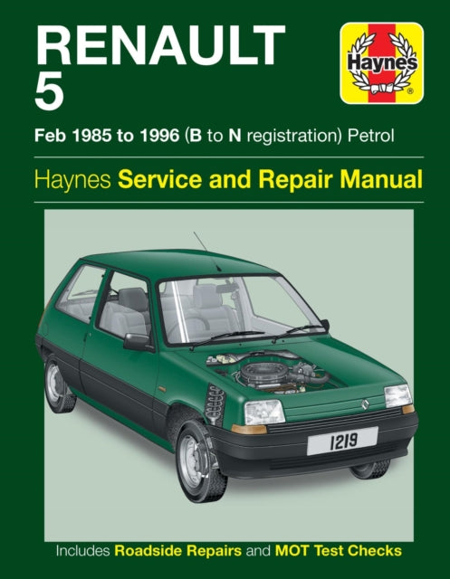 Renault 5 Petrol Feb 85-96 B To N