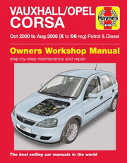 Vauxhall Opel Corsa Pet & Dies X To 06 By Haynes Publishi