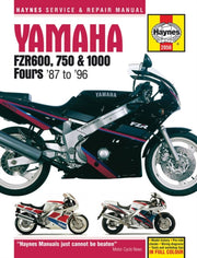 Yamaha Fzr600 750 & 1000 Fours 87-96 By Haynes Publishing