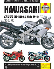 Kawasaki Zx600 (zz-r600/ninja Zx-6)90-0 By Haynes Publishi