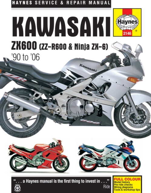 Kawasaki Zx600 (zz-r600/ninja Zx-6)90-0 By Haynes Publishi