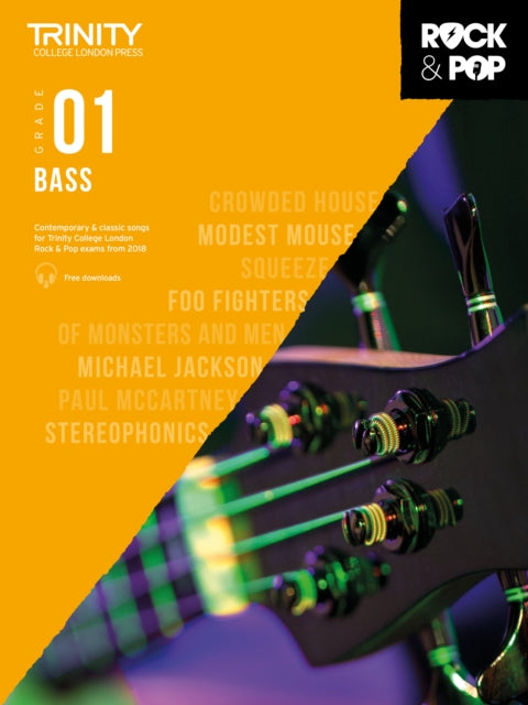 Trinity Rock Pop 2018 Bass Grade 1