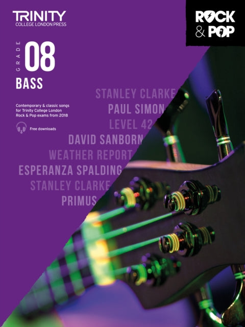 Trinity Rock Pop 2018 Bass Grade 8