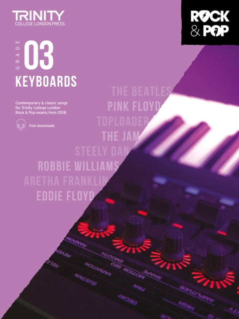 Trinity Rock Pop 2018 Keyboards Grade 3
