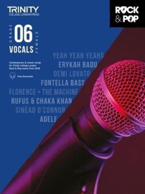 Trinity Rock Pop 2018 Vocals Grade 6 Fem By Trinity College Lond