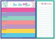 Dodo Daily To Do List Pad A4 Bright