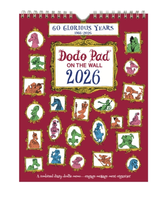 Dodo Pad On The Wall Pad Calendar 2026