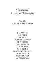 Classics Of Analytical Philos