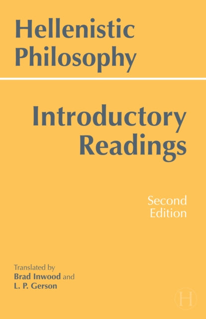 Hellenistic Philosophy 2nd Edn