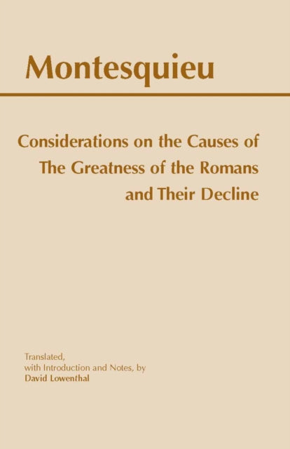 Considerations On The Greatnes