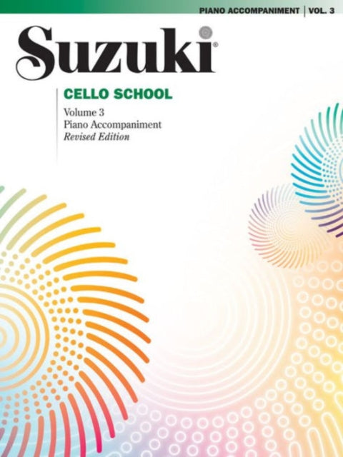 Suzuki Cello School Vol3 Piano Accompan By Suzuki