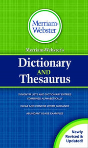 Merriamwebsters Dictionary & Thesaurus