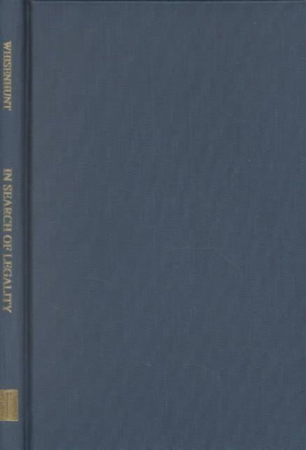 In Search Of Legality Mikhail M. Speran
