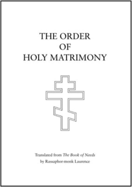 Order Of Holy Matrimony