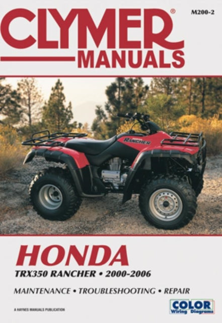Honda Trx350 Rancher 0006 By Haynes Publishing