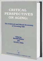 Critical Perspectives On Aging
