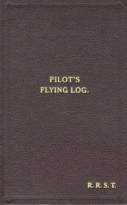 Pilots Flying Log Book Of Robert S.tuck By Tuck, Robert R.stanf