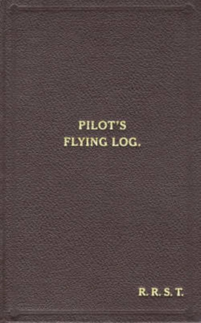 Pilots Flying Log Book Of Robert S.tuck