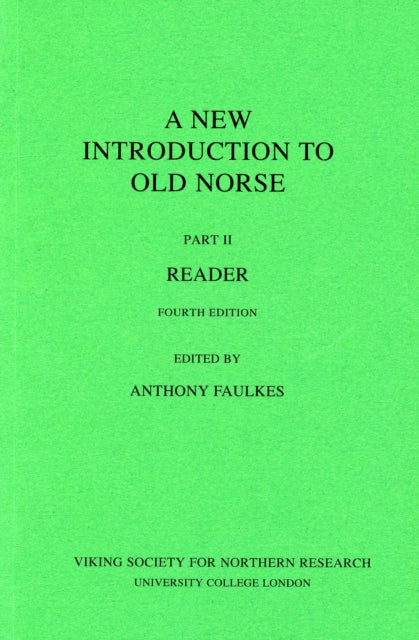 New Introduction To Old Norse