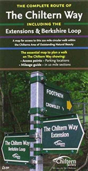 Chiltern Way Map Incl Exts & Berkshire L