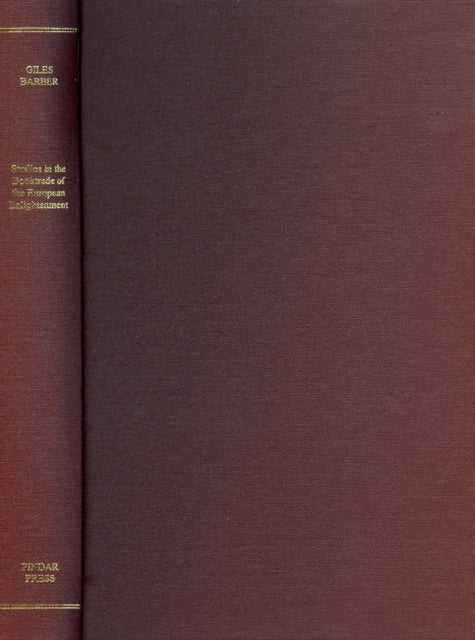 Studies In The Booktrade Of The European By Giles Barber