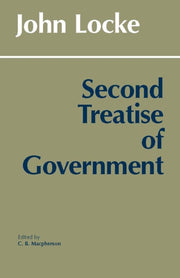 Second Treatise Of Government By Locke John