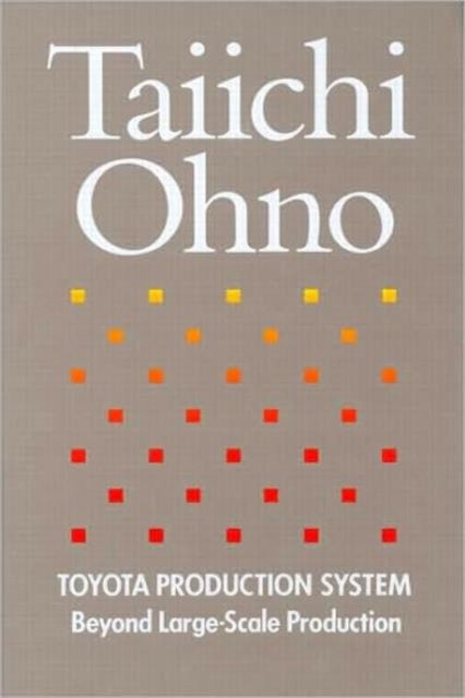 Toyota Production System By Ohno,taiichi