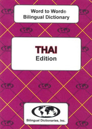 Englishthai Thaienglish Wordtoword Bilin By Sesma, C. Et Al