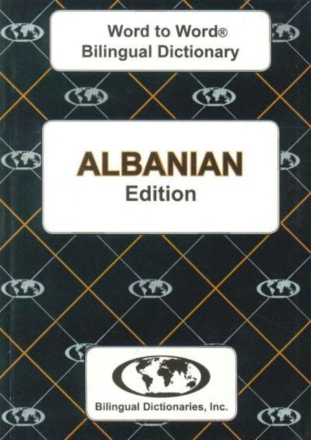 Englishalbanian Albanianenglish Wordtowo By Sesma, C.