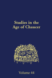 Studies In The Age Of Chaucer 2022