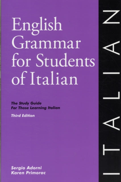 English Grammar For Students Of Italian