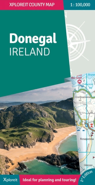 Donegal County Map By Meagher, Mike