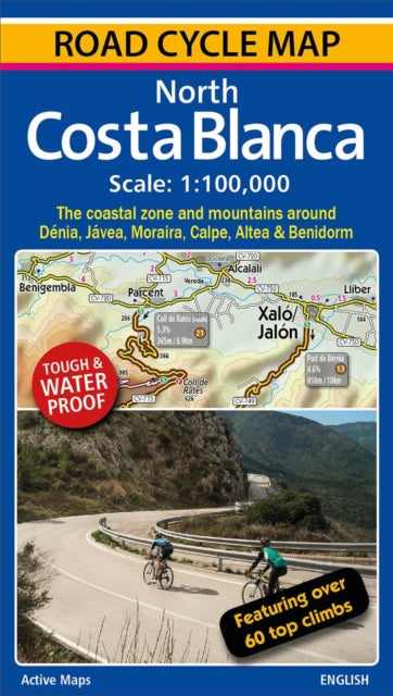 North Costa Blanca Road Cycle Map