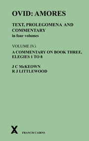 Ovid Amores Text Prolegomena & Commentar By Littlewood, R. Joy