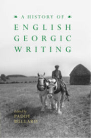 History Of English Georgic Writing By Bullard, Paddy