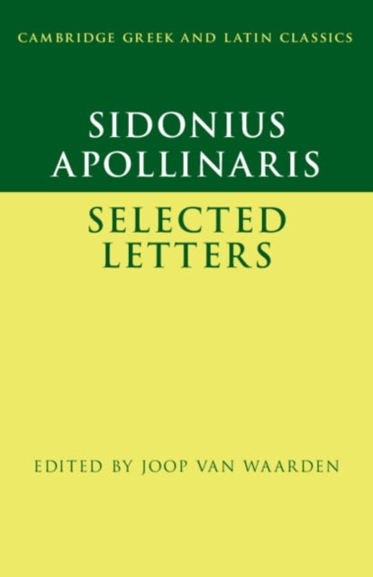 Sidonius Apollinaris Selected Letters